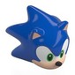 Minifig Head Special, Sonic the Hedgehog with Green Eyes, Light Nougat Face and Ears, Black Nose and Open Mouth Smile Print
