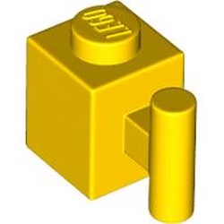 LEGO part 2921 Brick Special 1 x 1 with Handle in Bright Yellow/ Yellow
