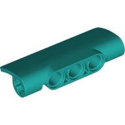 LEGO part 7101 Technic Panel Fairing 2 x 5 x 1 in Bright Bluish Green/ Dark Turquoise