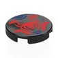 Tile Round 2 x 2 with Red Spider, Dark Blue Markings print