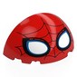 Dome 6 x 3 x 3 Half with Dark Blue Webbings, White/Blue Spider-Man Eyes print