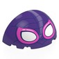 Dome 6 x 3 x 3 Half with Dark Blue Webbings, White/Dark Pink Spider-Gwen Eyes print