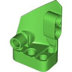 LEGO part 87086 Technic Panel Fairing #2 Small Smooth Short, Side B in Bright Green