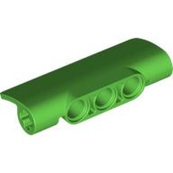 LEGO part 7101 Technic Panel Fairing 2 x 5 x 1 in Bright Green