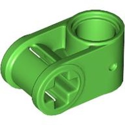 LEGO part 6536 Technic Axle and Pin Connector Perpendicular in Bright Green