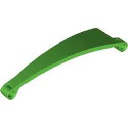 LEGO part 5426 Technic Panel Curved 3 x 13 x 2 Tapered, Right in Bright Green