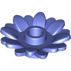 LEGO part 6901 Plant, Sunflower 2 x 2 with 16 Petals in Blue Violet