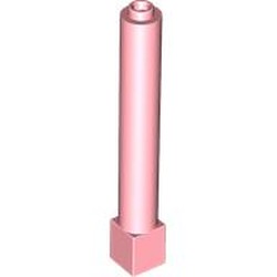LEGO part 43888 Support Round 1 x 1 x 6 Solid Pillar in Warm Pink