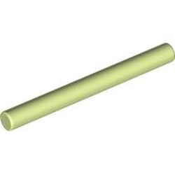 LEGO part 30374 Bar 4L (Lightsaber Blade / Wand) in Spring Yellowish Green/ Yellowish Green