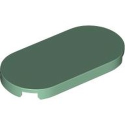 LEGO part 66857 Tile Round 2 x 4 in Sand Green