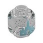Minifig Head with Medium Blue Arendel Castle, Silver Stars print