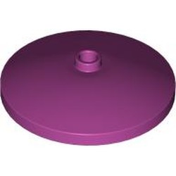 LEGO part 35394 Dish 4 x 4 Inverted with Open Stud [Radar] in Bright Reddish Violet/ Magenta