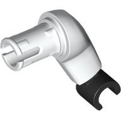 LEGO part 38628c03 Arm, Large, Left with Black Hand in White