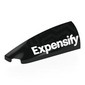 Slope Curved 1 x 4 with Stud Notch Left with White 'Expensify' print