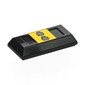 Tile Special 1 x 2 with Sloped Walls AKA Money / Gold Bar [Ingot] with Yellow Square, Silver Shapes print