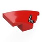 Slope Curved 4 x 2 with Stud Notch Right with Headlight print