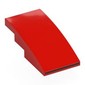Slope Curved 4 x 2 No Studs with Black Stripe on Front print