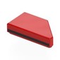 Tile 1 x 2 with Stud Notch Left with Black Stripe on Side print
