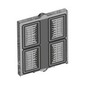 Glass for Window 1 x 2 x 2 Flat with Dark Bluish Grey Headlights print