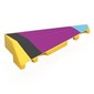 Wedge Sloped 2 x 5 Right with Medium Azure/Black/Magenta Shapes print
