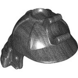 LEGO part 98128 Helmet Ninja, Samurai in Titanium Metallic / Pearl Titanium