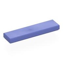 LEGO part 2431 Tile 1 x 4 with Groove in Blue Violet