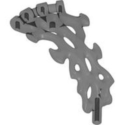 LEGO part 5500 Ghost Effect with Bar in Trans-Black