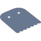Cloak, Square, Rounded Scalloped