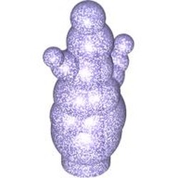 LEGO part 5533 Smoke / Bubbles with Anti-Stud in Opal Trans-Purple / Trans-Purple Opal