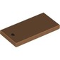 Tile 2 x 4 with Small Black Triangle print