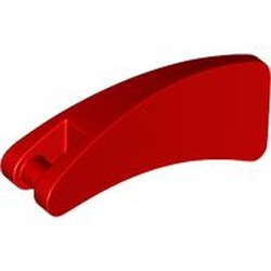 LEGO part 7511 Animal Body Part, Fin 2 x4 with Handle in Bright Red/ Red
