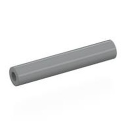 LEGO part 5102c03 Hose, Pneumatic 4mm D. 3L / 2.4cm in Medium Stone Grey/ Light Bluish Gray