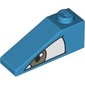 Slope 33° 3 x 1 with White Eye, Grey Pupil Left print