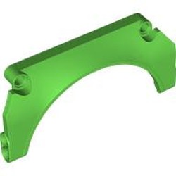LEGO part 2509 Technic Panel Car Mudguard Arched 11 x 5 x 2 #32 in Bright Green
