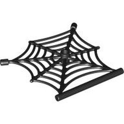 LEGO part 90981 Insect Accessory, Spider Web, Hanging in Black