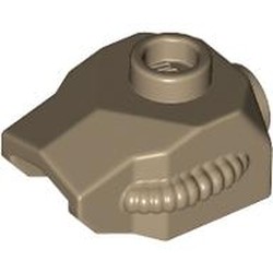 LEGO part 15407 Equipment Hand Armor in Sand Yellow/ Dark Tan