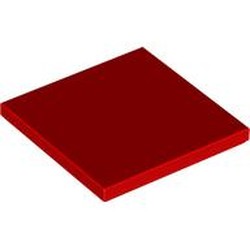 LEGO part 1751 Tile 4 x 4 in Bright Red/ Red