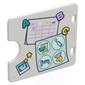 Duplo Door / Window with Cutout (Semi Oval), Calendar, Photo, 'A', 'B', 'C' Magnets Print