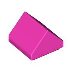 LEGO part 35464 Slope Double 45° 1 x 1 in Bright Purple/ Dark Pink