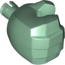 LEGO part 10126 Hand Hulk - Right in Sand Green