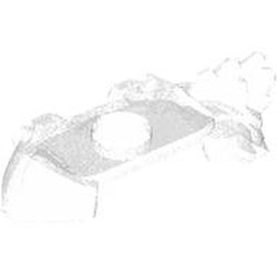 LEGO part 7902 Minifig Neckwear Shoulder Guard, Crystal in Transparent with Opalescence/ Satin Trans-Clear