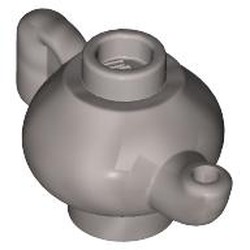 LEGO part 23986 Equipment Teapot in Cool Silver Drum Lacquered / Metallic Silver