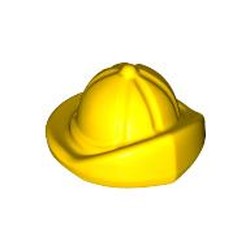 LEGO part 7738 Headwear Accessory Hat with Small Pin, Sou'wester in Bright Yellow/ Yellow