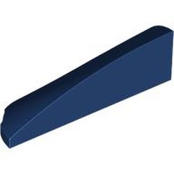 LEGO part 7205 RIGHT, BRICK 1X4X1 BOW in Earth Blue/ Dark Blue