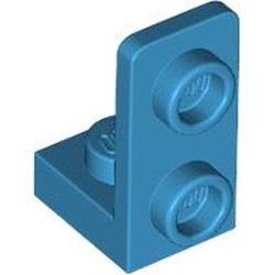 LEGO part 73825 Bracket 1 x 1 - 1 x 2 Inverted in Dark Azure