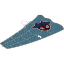 LEGO part 116026 Foil Sheet, Sail with print in Transparent/ Trans-Clear