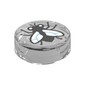 Tile Round 1 x 1 with Fly print