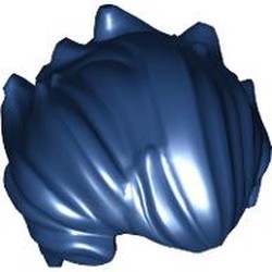 LEGO part 28551 Hair Bushy Swept Back (The Joker) in Earth Blue/ Dark Blue