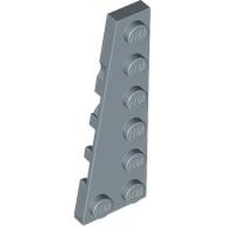 LEGO part 78443 Wedge Plate 6 x 2 Left in Sand Blue