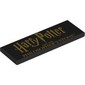 Tile 2 x 6 with Gold 'Harry Potter AND THE PHILOSOPHER'S STONE' print